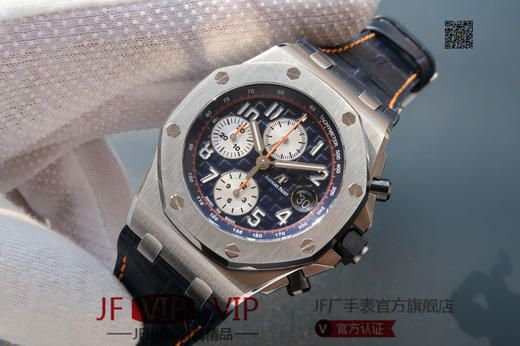 JF爱彼皇家橡树离岸型26170。克隆原装3126多功能计时机械机芯！原装正品1:1开模，42mm直径，尺寸重量做工无差距！全功能计时！皮表带，男士手表 商品图1