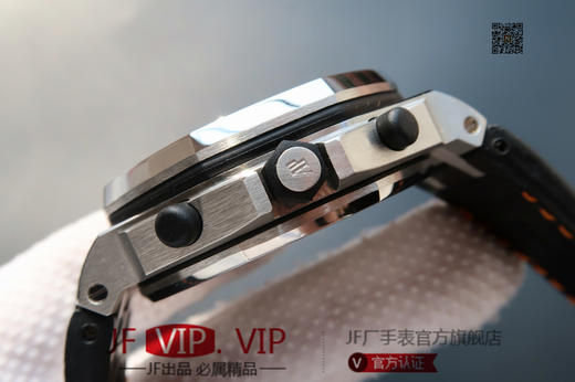 JF爱彼皇家橡树离岸型26170。克隆原装3126多功能计时机械机芯！原装正品1:1开模，42mm直径，尺寸重量做工无差距！全功能计时！皮表带，男士手表 商品图3