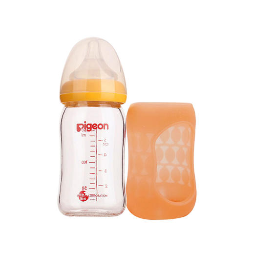 【一般贸易】Pigeon贝亲自然实感宽口径玻璃奶瓶安心组合160ML AA116 商品图0