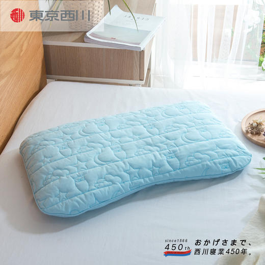 NiSHiKaWa/西川日本进口儿童枕头3-10岁健康枕头呵护颈椎枕可水洗 商品图1