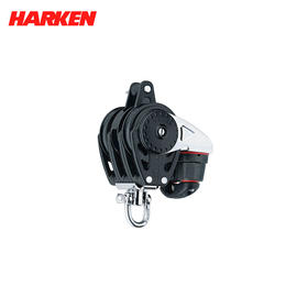 HARKEN 带夹绳器滑轮75mm Triple Carbo Ratchamatic Block w/Cam & Becket 2686