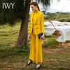 IWY/新品黄色西装大刀领双排修身立体职业套装CP9326 商品缩略图4