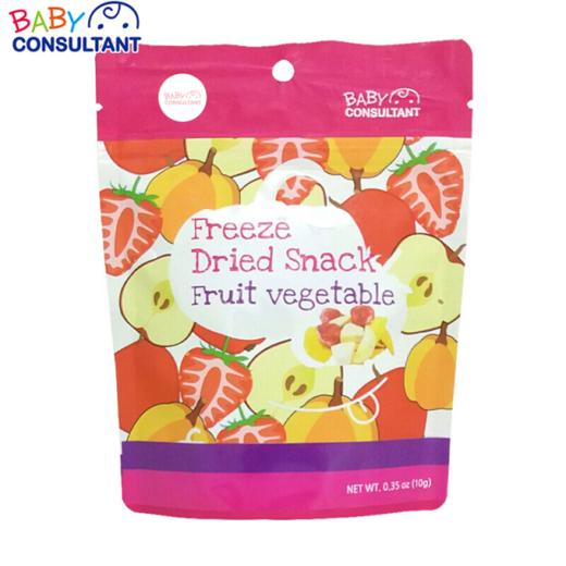 【一般贸易】宝贝顾问 宝宝零食 宝宝辅食 水果干 果蔬干 冻干水果 进口 水果蔬菜冻干片10g/每袋 商品图0