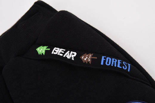 棉果果秋冬季男童针织夹棉长裤M412200819668 商品图3