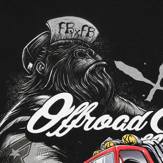 越野offroad秋冬长袖T恤数码印花打底汗衫体恤 NMT-1039 商品图3