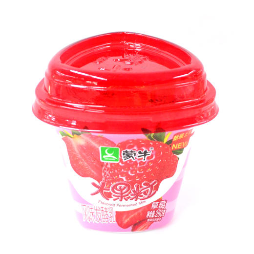 蒙牛大果粒草莓酸奶260g 商品图0