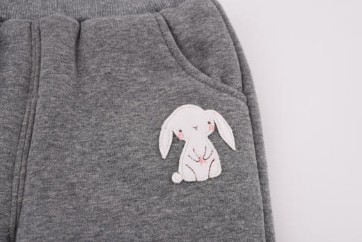 棉果果秋冬季女童夹棉南极绒运动长裤M422200819753 商品图4