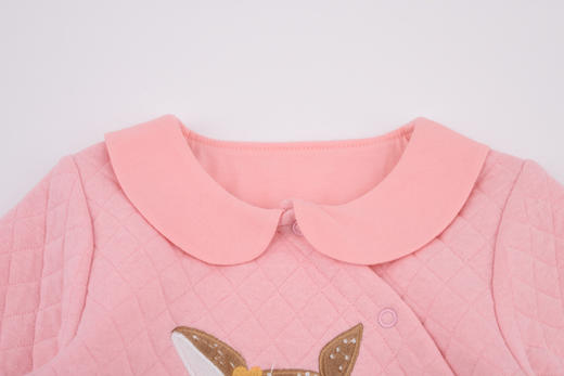 棉果果秋冬季女童空气层侧开连体衣连身衣哈衣M422720619728 商品图8