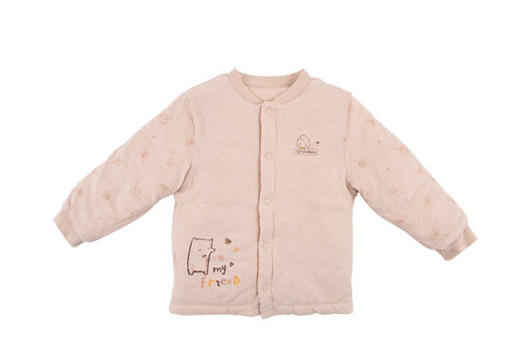 棉果果秋冬季新疆彩棉男童女童夹棉对开T恤M401141819611 商品图4