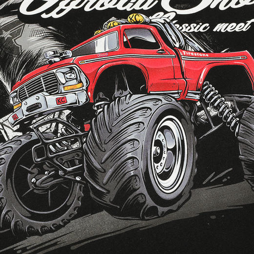 越野offroad秋冬长袖T恤数码印花打底汗衫体恤 NMT-1039 商品图2