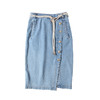 XQ-192130秋季新款原创精品韩版设计感牛仔半身裙（配腰带） 商品缩略图4