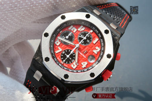 JF爱彼皇家橡树离岸型26170。克隆原装3126多功能计时机械机芯！原装正品1:1开模，42mm直径，尺寸重量做工无差距！全功能计时！皮表带，男士手表 商品图1