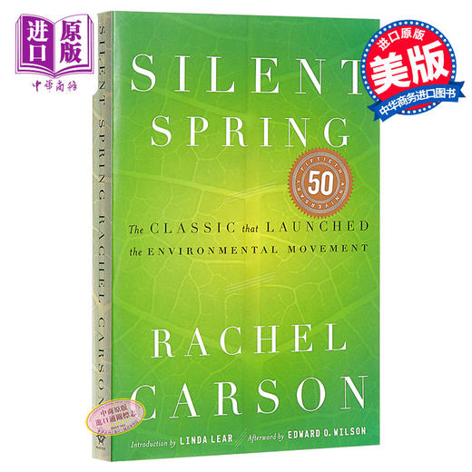 【中商原版】寂静的春天 英文原版 Silent Spring 蕾切尔·卡森 Rachel Carson 环境保护 自然科普读物 商品图0