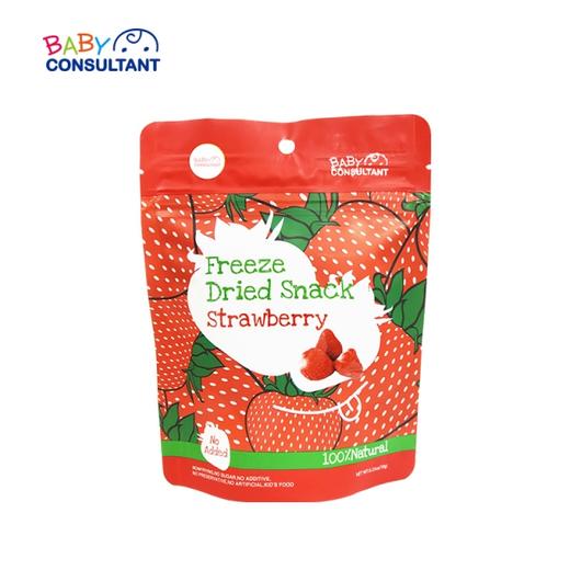 【一般贸易】宝贝顾问 宝宝零食 宝宝辅食 水果干 果蔬干 冻干水果 草莓冻干片 进口 草莓冻干片10g/每袋 商品图0