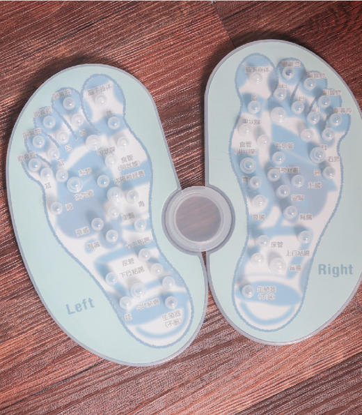 *自营*足底按摩板一对 | 贴合脚底穴位标注。可拆分收纳办公居家旅行易携带。#每天踩一踩# 商品图1