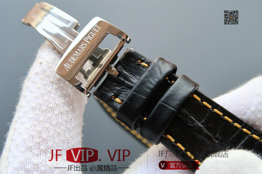 JF爱彼皇家橡树离岸型26170。克隆原装3126多功能计时机械机芯！原装正品1:1开模，42mm直径，尺寸重量做工无差距！全功能计时！皮表带，男士手表 商品图7
