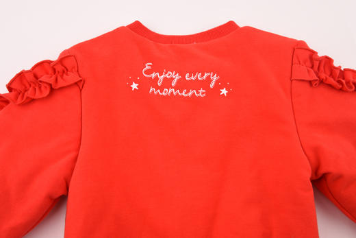 棉果果秋冬季女童小毛圈纯棉内里夹棉圆领卫衣 M422180819738 商品图6