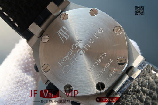 JF爱彼皇家橡树离岸型26170。克隆原装3126多功能计时机械机芯！原装正品1:1开模，42mm直径，尺寸重量做工无差距！全功能计时！皮表带，男士手表，自动机械机芯，密底 商品图6