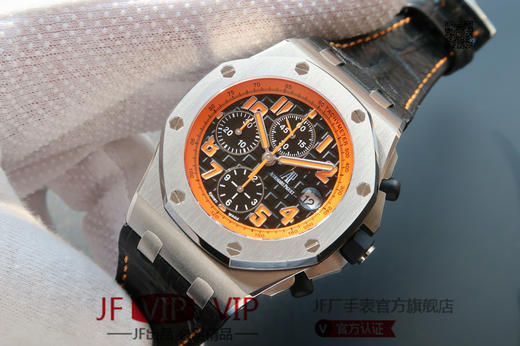 JF爱彼皇家橡树离岸型26170。克隆原装3126多功能计时机械机芯！原装正品1:1开模，42mm直径，尺寸重量做工无差距！全功能计时！皮表带，男士手表 商品图1