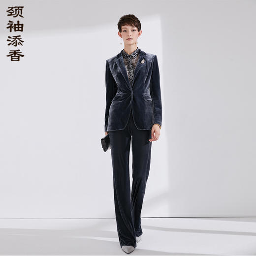 预售 雅痞公子丝绒套裤  J93A3585 预计9.25发货 商品图0