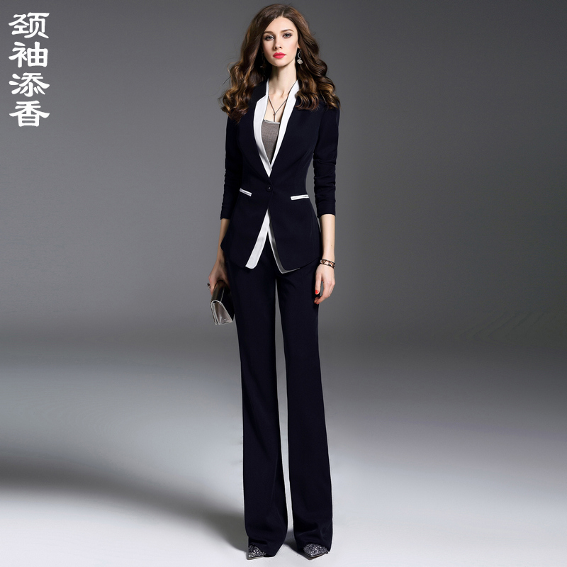 J6200871颈袖添香正装时尚气质女神范职业装洋气上班族面试西装裤子