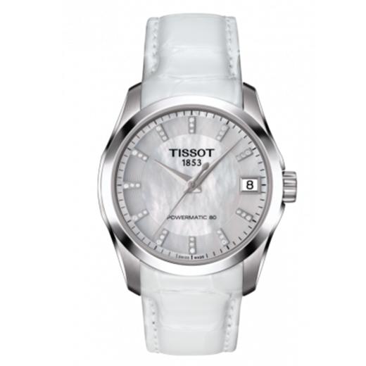 天梭 TISSOT 库图系列女士自动机械腕表 手表 T035.207.16.116.00 商品图0