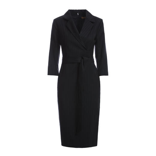 孤品-J8182390颈袖添香中袖连衣裙秋女新款七分袖秋时尚气质修身显瘦包臀裙J8182390（不退不换） 商品图4