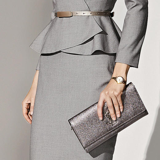 J8302944A颈袖添香气质OL时尚荷叶边正装职业装套裙套装女J8302944A 商品图3