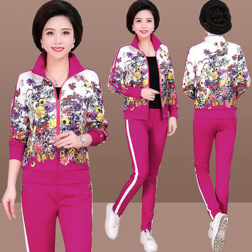 SP-581AWE妈妈春装休闲时尚运动服两件套装 商品图0