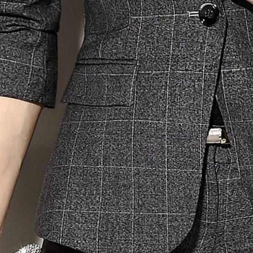 孤品-J74A1868颈袖添香春秋装新款女装时尚修身显瘦女士西装职业装套装正装J74A1868 商品图3