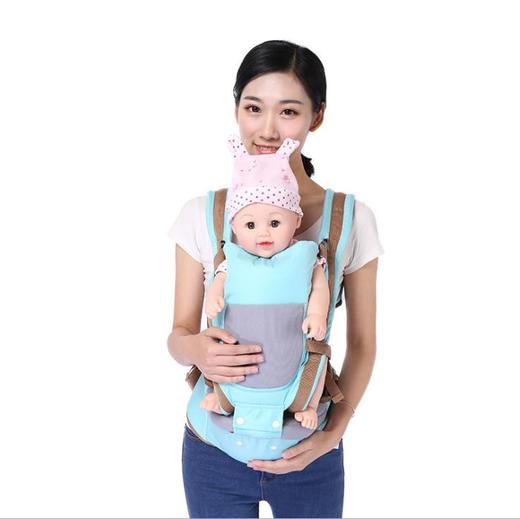 【婴儿用品】。夏季透气宝宝腰凳多功能婴儿背带抱娃神器抱带前后两用 商品图3
