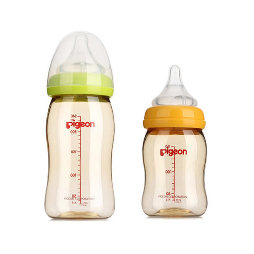 【一般贸易】贝亲—宽口径PPSU奶瓶240ml（绿色）/160ml（黄色）AA74+AA77 商品图0