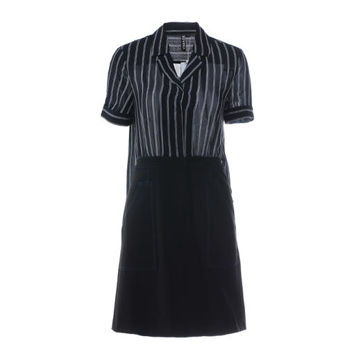 VIMAGE纬漫纪女装夏季经典条纹A字通勤休闲假两件连衣裙V1107756 商品图4