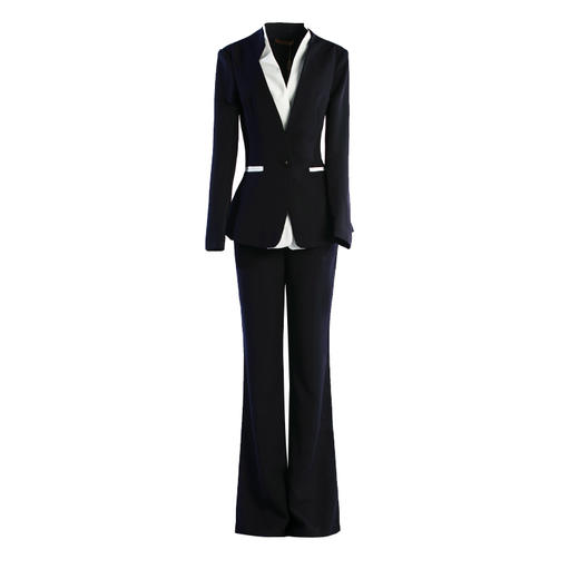 J6200871颈袖添香正装时尚气质女神范职业装洋气上班族面试西装裤子 商品图3