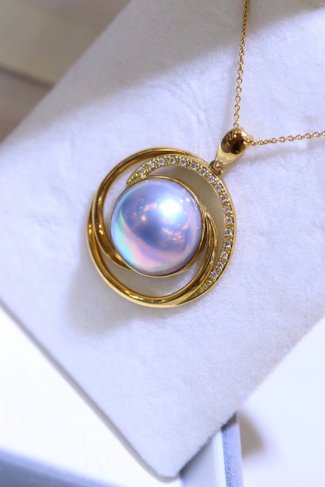 可定制不可复制马贝吊坠