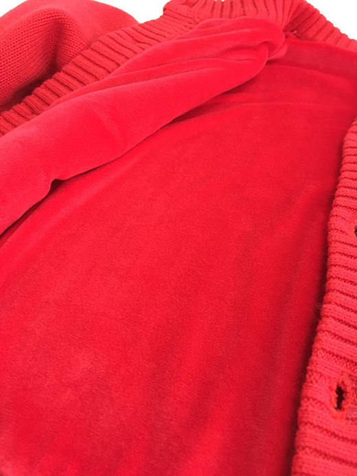 棉果果秋冬季女童纯棉线对开毛衫M422161519713 商品图2