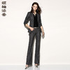 孤品-J74A1868颈袖添香春秋装新款女装时尚修身显瘦女士西装职业装套装正装J74A1868 商品缩略图0