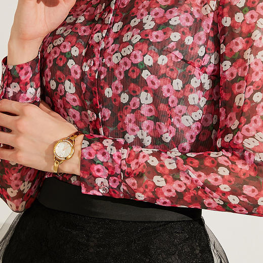 【洛樱】100%桑蚕丝衬衫 6130514 商品图3