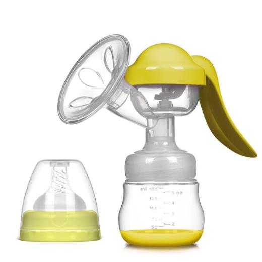 【母婴用品】婴儿手动式吸奶器防回流 孕妇便携式集奶器花瓣按摩护吸奶瓶 商品图3