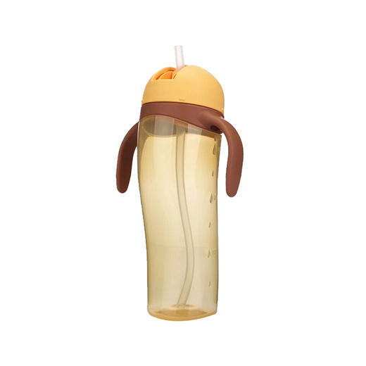 【一般贸易】日本贝亲Pigeon手柄训练杯 330ml 黄色 商品图0