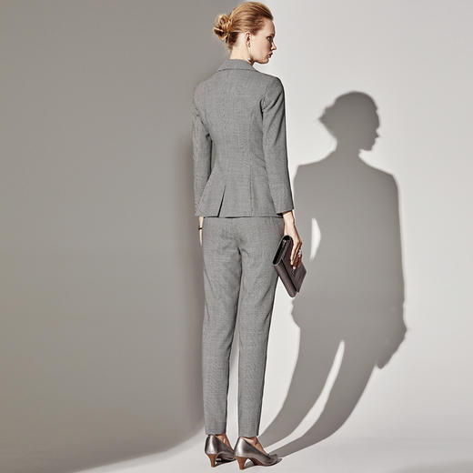 孤品—J83A2952颈袖添香2019春秋时尚气质女神范洋气西装职业装套装两件套女韩版J83A2952不退可换 商品图1