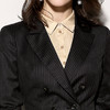 “巧克力”J81A2365颈袖添香春秋韩版时尚英伦正装职业套装女气质小西装套裤J81A2365 商品缩略图4