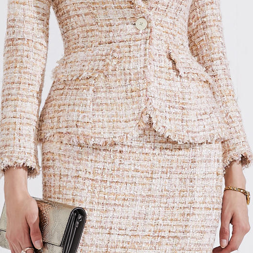 孤品 颈袖添香-套裙-J8302788B颈袖添香秋冬季新款职业装套装女装正装时尚气质商务小西装套裙J8302788B不退可换 商品图8