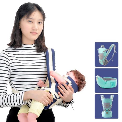 【婴儿背带】多功能婴儿单肩双肩两用儿童宝凳单宝宝凳腰带夏季透气背带 商品图0