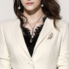 J8102239B颈袖添香春秋季时尚气质女神范经理职业装套装白色小西装套裙J8102239B 商品缩略图5