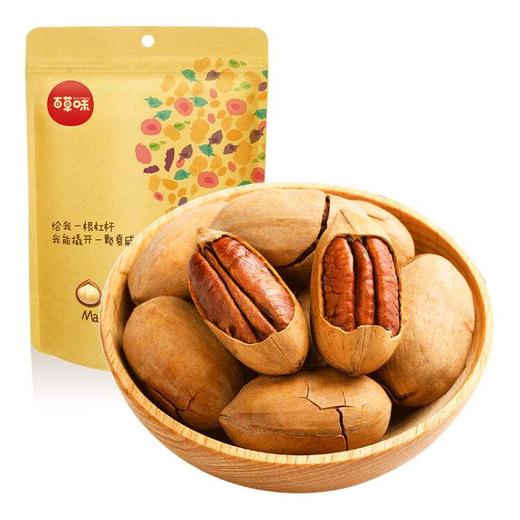 【百草味】碧根果(奶油味)100g 商品图0