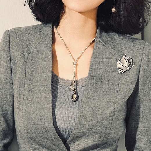 J9303944A颈袖添香秋装优雅气质女神范职业装女装御姐风套装西装套裙J9303944A 商品图2