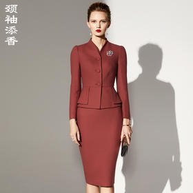 J8302923颈袖添香时尚经理职业装气质女神范商务正装女士套装J8302923