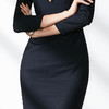 J8382730B颈袖添香季新款时尚修身气质中长款包臀显瘦女士职场连衣裙J8382730B 商品缩略图3