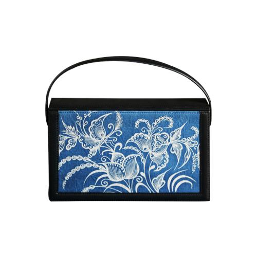 深山集市 国家级蜡染大师杨芳老师的作品：蜡染盒子包（大号） 商品图0
